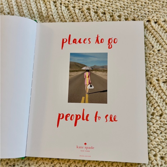 Kate Spade Places to Go People to See Hardcover Book - Picture 3 of 16